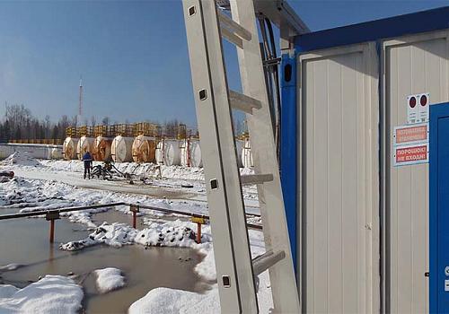 Два дизель-генератора ЭТРО 100 кВт и 8 кВт в контейнере для ОАО «ТНК-ВР Холдинг», Тямкинское нефтяное месторождение, Тюменская область